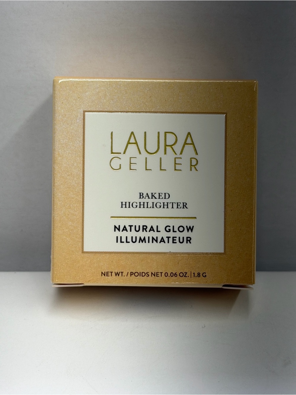 Laura Geller Baked Highlighter French Vanilla 0.06 oz Full Size NIB
